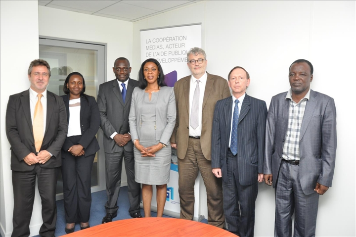 Coopération: le Ministre de la Communication Mme Affoussiata Bamba-Lamine à Canal France International (CFI)